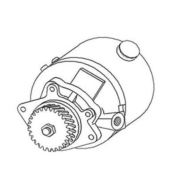 Aftermarket Power Steering Pump Fits Ford Industrial D8NN3K514C SW00627 4500 D8NN3K514KC - main